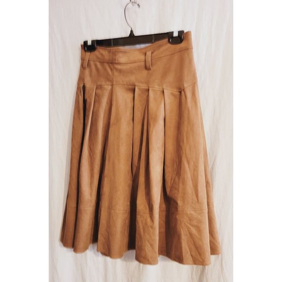 Anthropologie Akemi + Kin Faux Sued A-line Skirt Size 10 - Picture 2 of 6